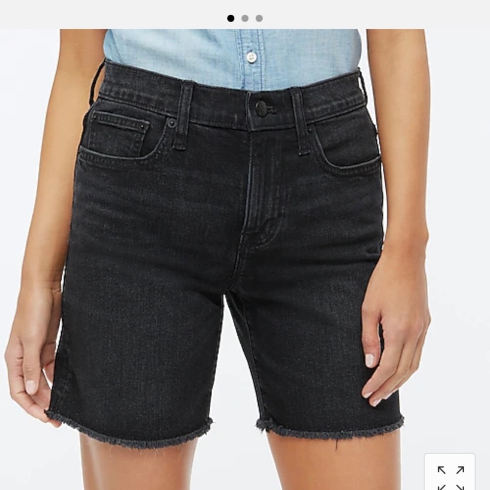J. Crew Long denim short in BLUE